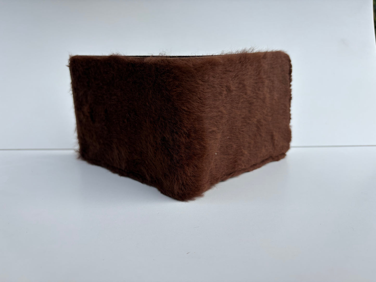 Bi fold Rabbit Skin Wallet | Unique, Soft, Luxury Wallet.