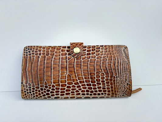 Premium Genuine Lizard Skin Leather Wallet | Elegant Organization Tastes