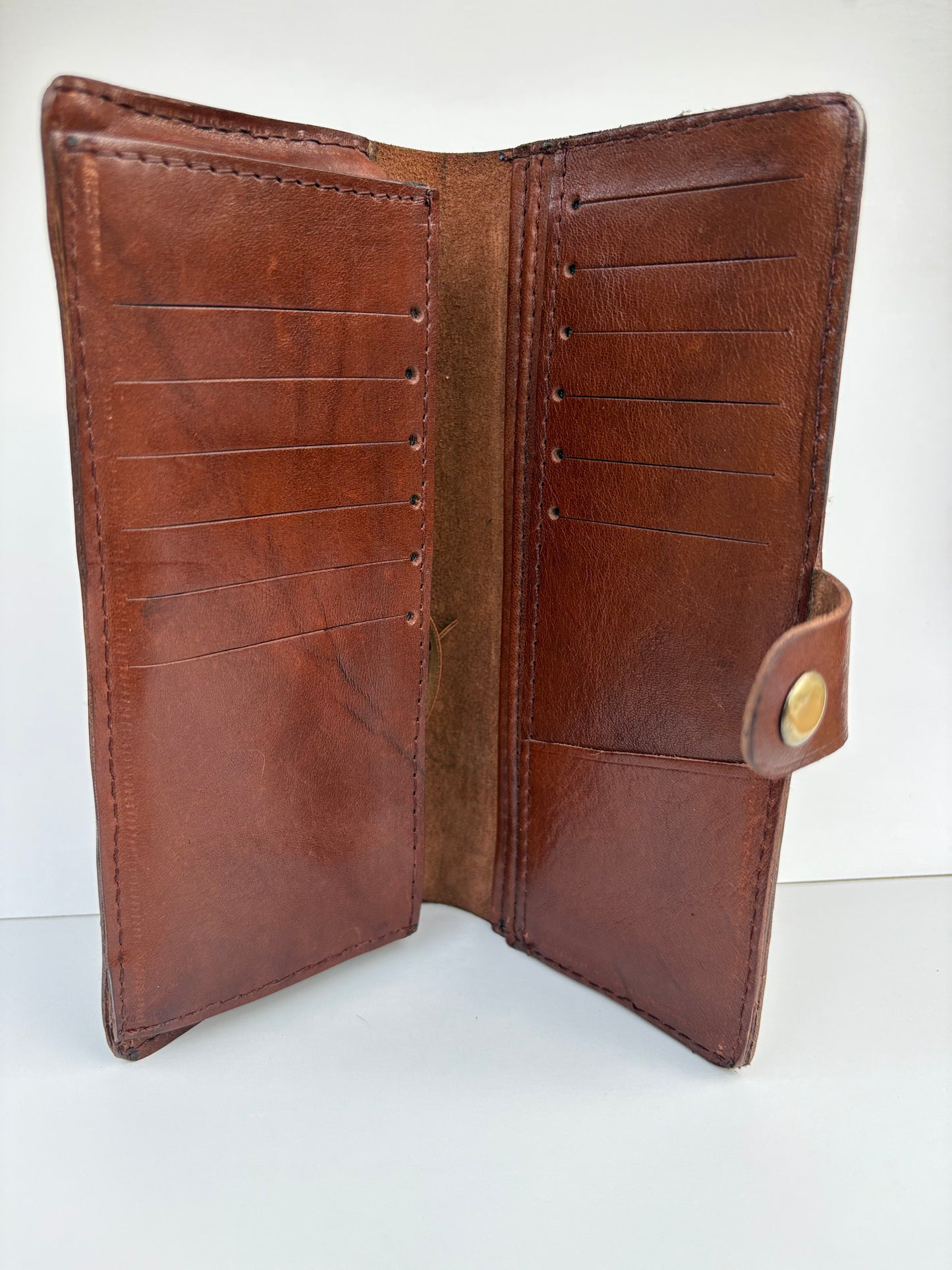 Premium Handcrafted Leather Long Wallet | Solve Bulk, Mess, Style Issues in One Elegant Carry